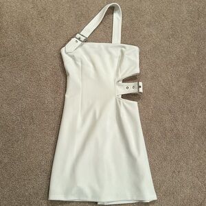 Revolve Super Down White Cato mini dress